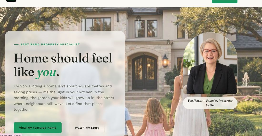 Properties by Von website